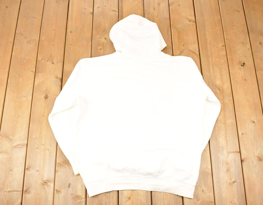 Vintage Y2K Nike Big Middle Embroidered Swoosh Hoodie Sweatshirt Men's L
