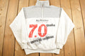 Vintage 1989 San Francisco 'I Survived The Earthquake' Quarter Zip Collared Sweatshirt