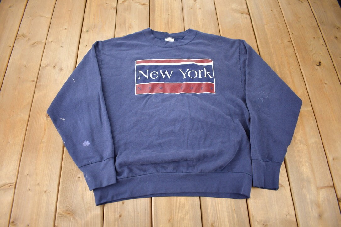 Vintage 1990s New York New York Souvenir Crewneck Sweatshirt Made in USA