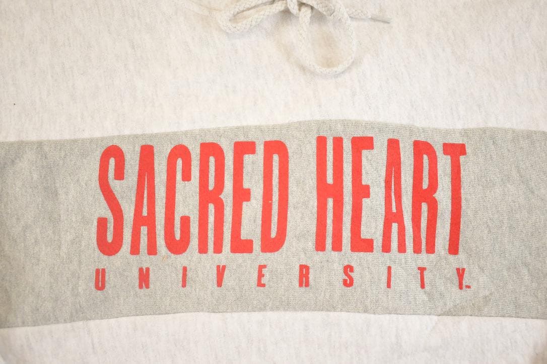 Vintage Y2K Sacred Heart University Champion Reverse Weave Sweatshirt Women's XL Cropped / 2000s Heavyweight Sweater / 2000s Cross Grain