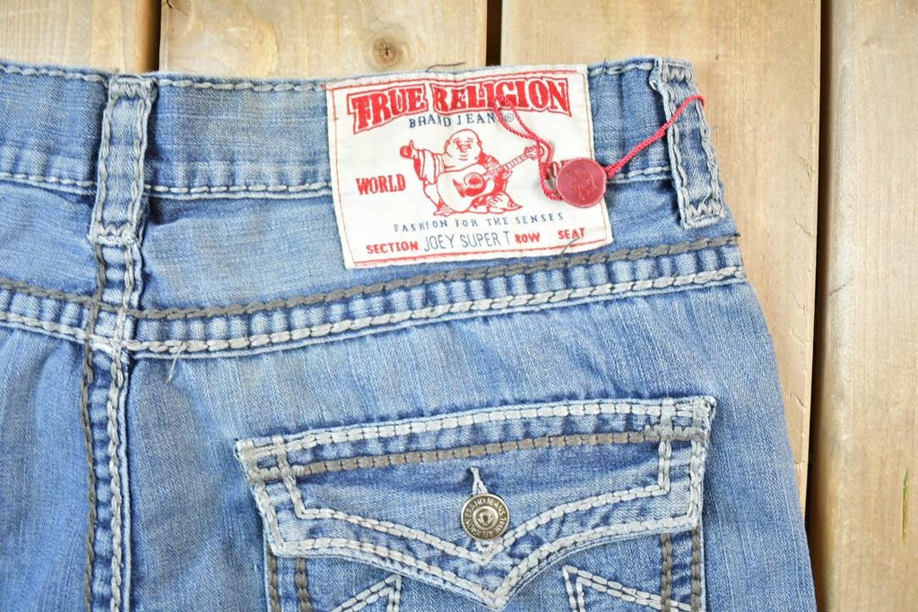 Vintage Y2K True Religion Denim Jeans Size 36 x 32 Made In USA