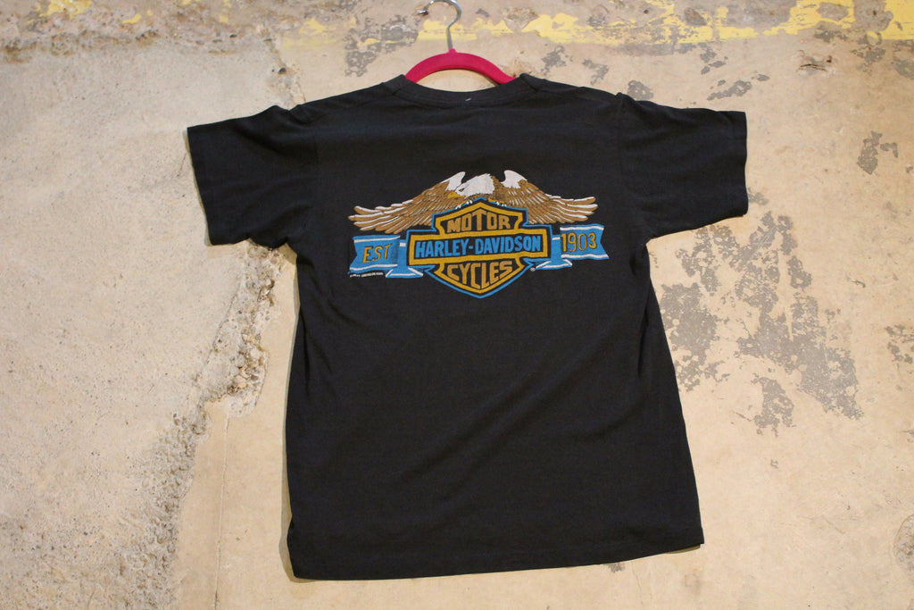 Vintage 1986 Harley Davidson Great American Hog T-Shirt