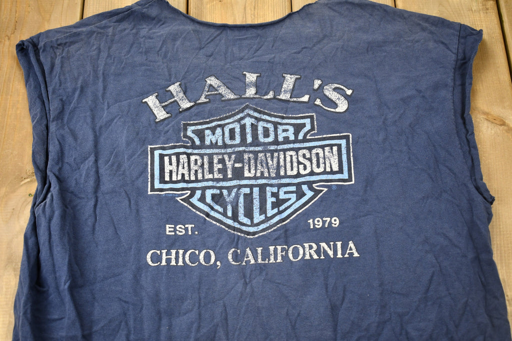 Vintage 1996 Harley Davidson Motorcycles Chico California T-Shirt