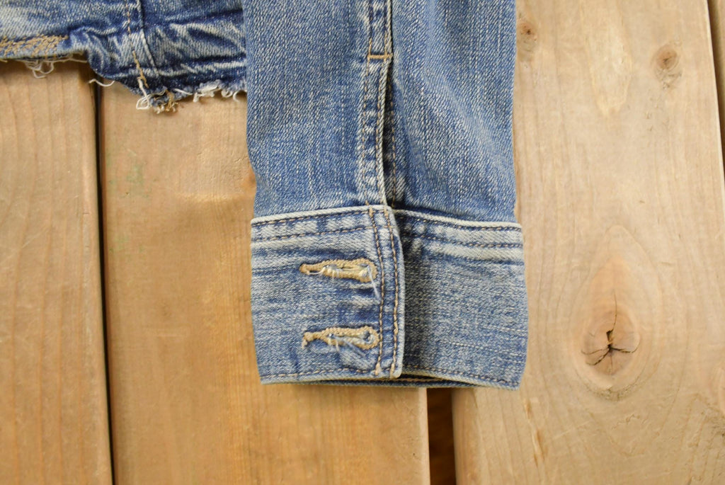 Vintage 1990s Maurices Denim Button Up Blazer Jacket Women's M / Womens Blazer / Vintage 1990s Blazer / Vintage Denim