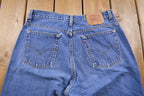 Vintage 1990s Levi's 555 Tab Jeans Size 35 x 31