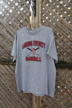 Vintage 1990s Lansing Everett Baseball Graphic T Shirt