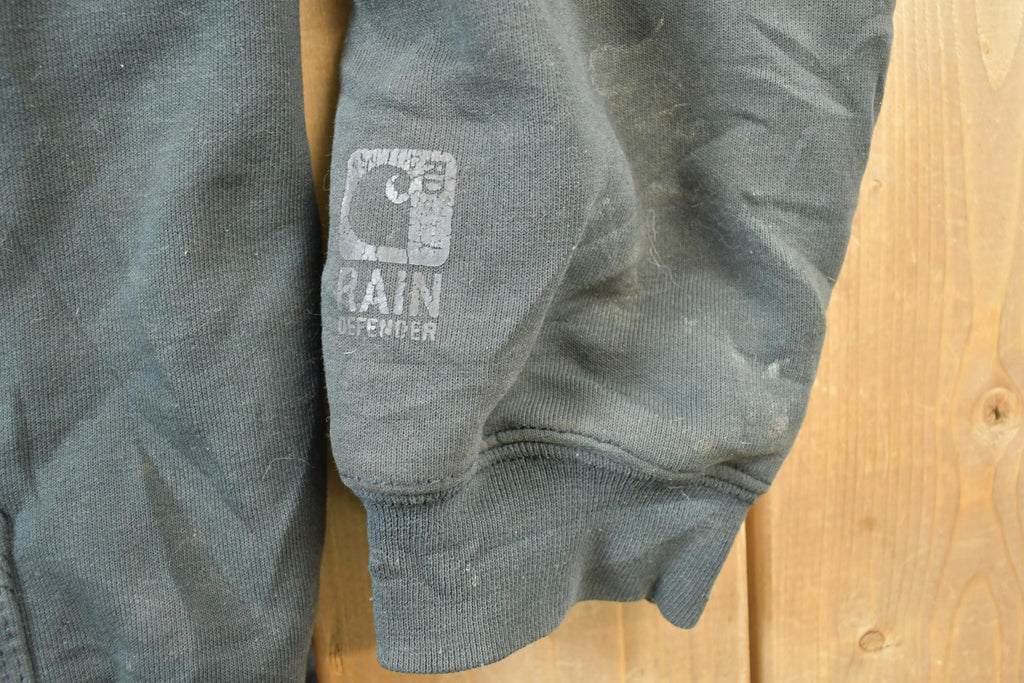 Vintage Y2K Carhartt Thermal Lined Heavy Weight Rain Defender Zip Up Hoodie