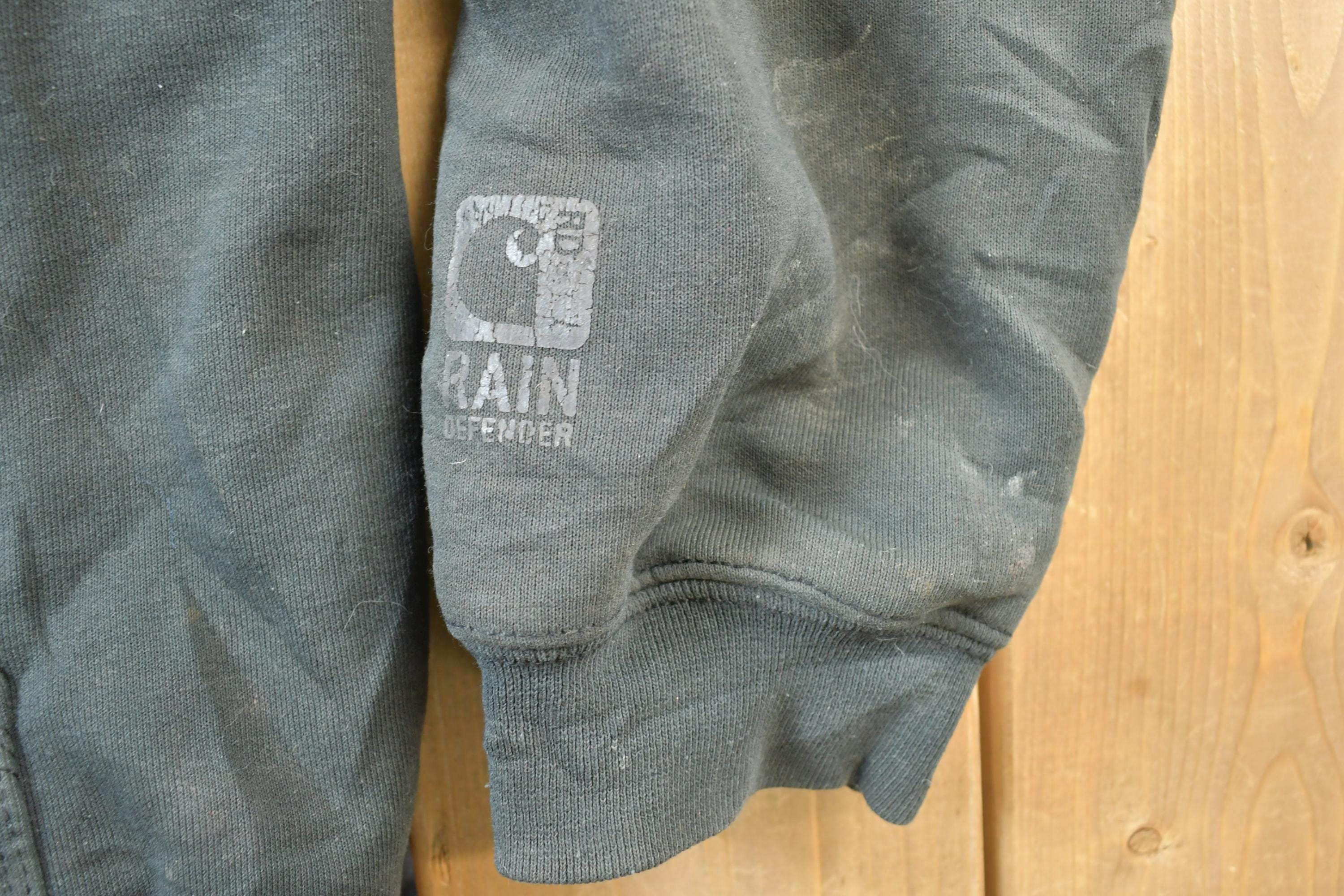 Vintage Y2K Carhartt Thermal Lined Heavy Weight Rain Defender Zip Up Hoodie