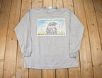 Vintage 1990s Dog Theme Migratory Bird Hunting Graphic T-Shirt Made In USA  Single Stitch  Streetwear  Nature T Shirt  U.S Government