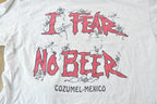 Vintage 1990s Funny Souvenir Travel T-Shirt Cozumel Mexico