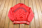 Vintage 1980s Worthington Embroidered Satin Jacket
