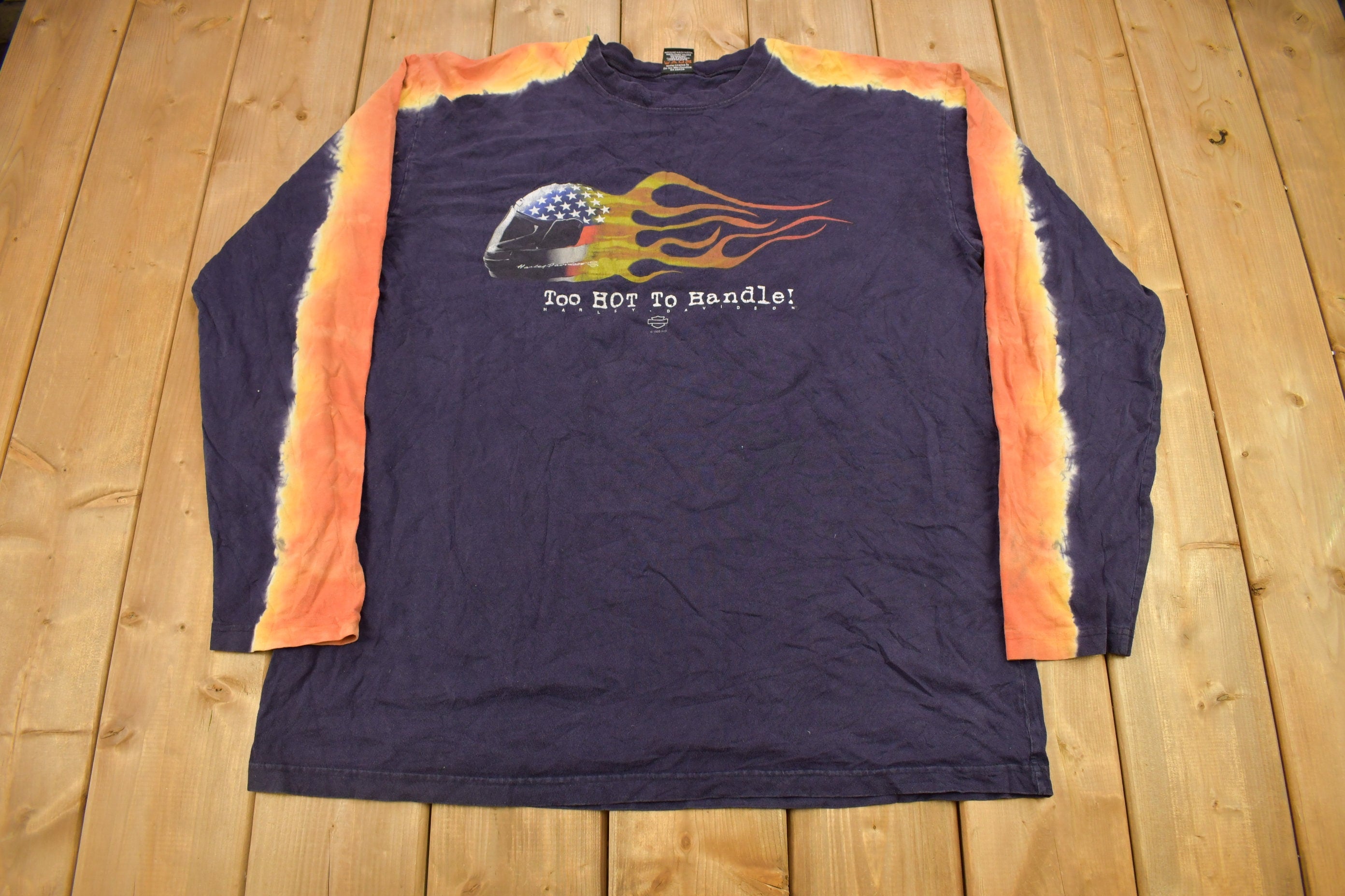 Vintage 1999 Livermore Harley Davidson California Long Sleeve T-Shirt