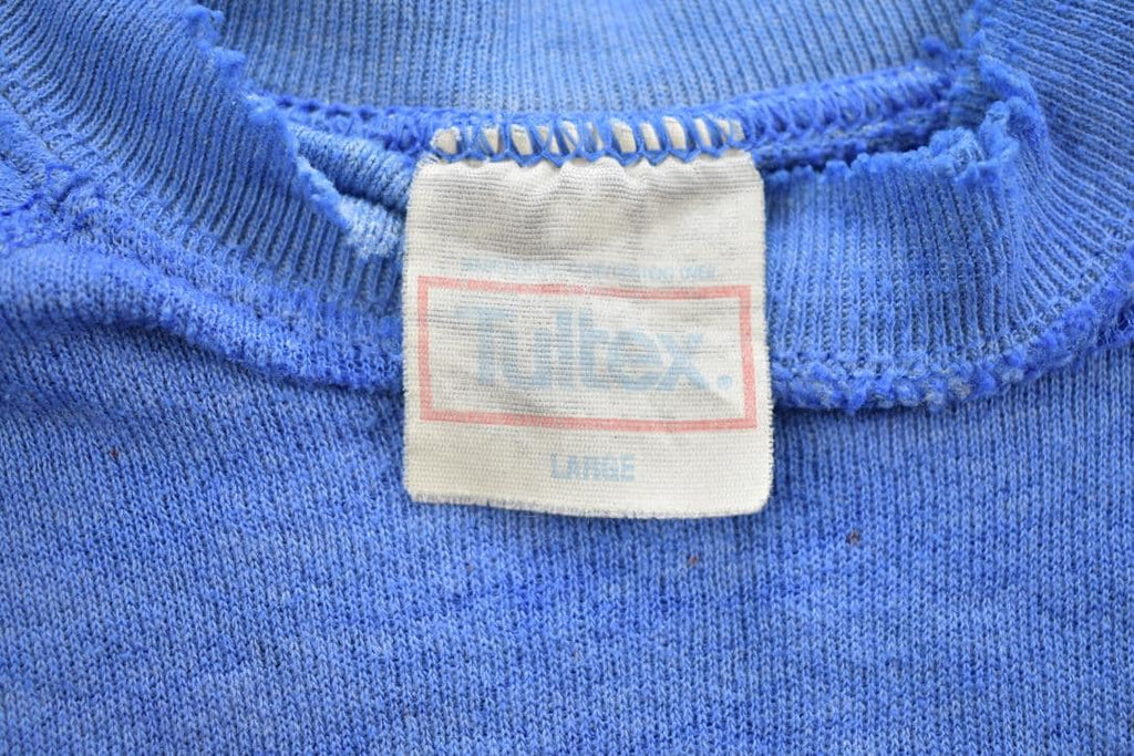 Vintage 1980s Tultex Distressed Athletic Wear Sweater