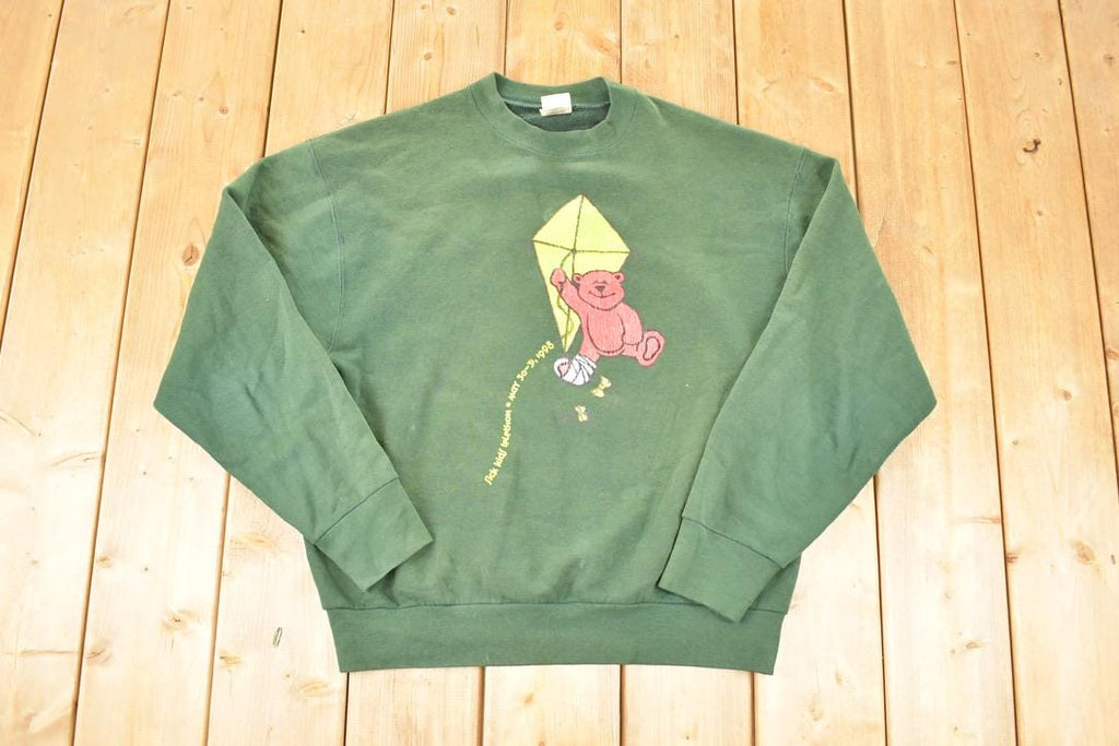 Vintage 1998 Sick Kids Cute Teddy Bears Crewneck Sweatshirt Men's L