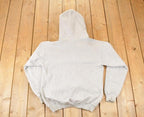 Vintage 1990s Nike Embroidered Mini Swoosh Hoodie Sweatshirt Men's L