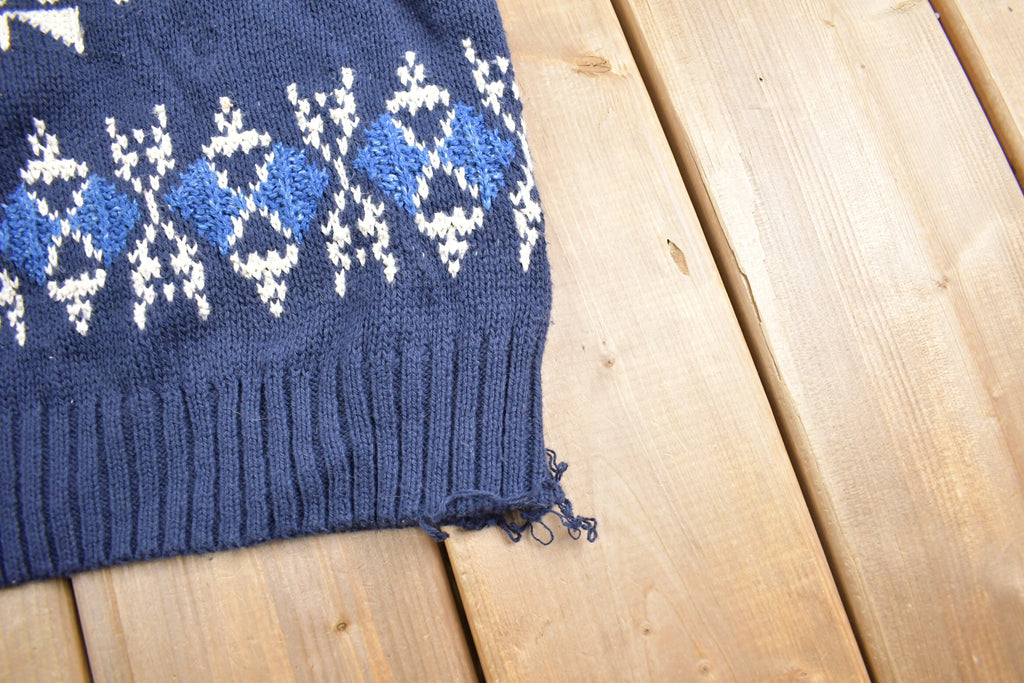 Vintage 1990s Chaps Ralph Lauren South Western Knit Sweater
