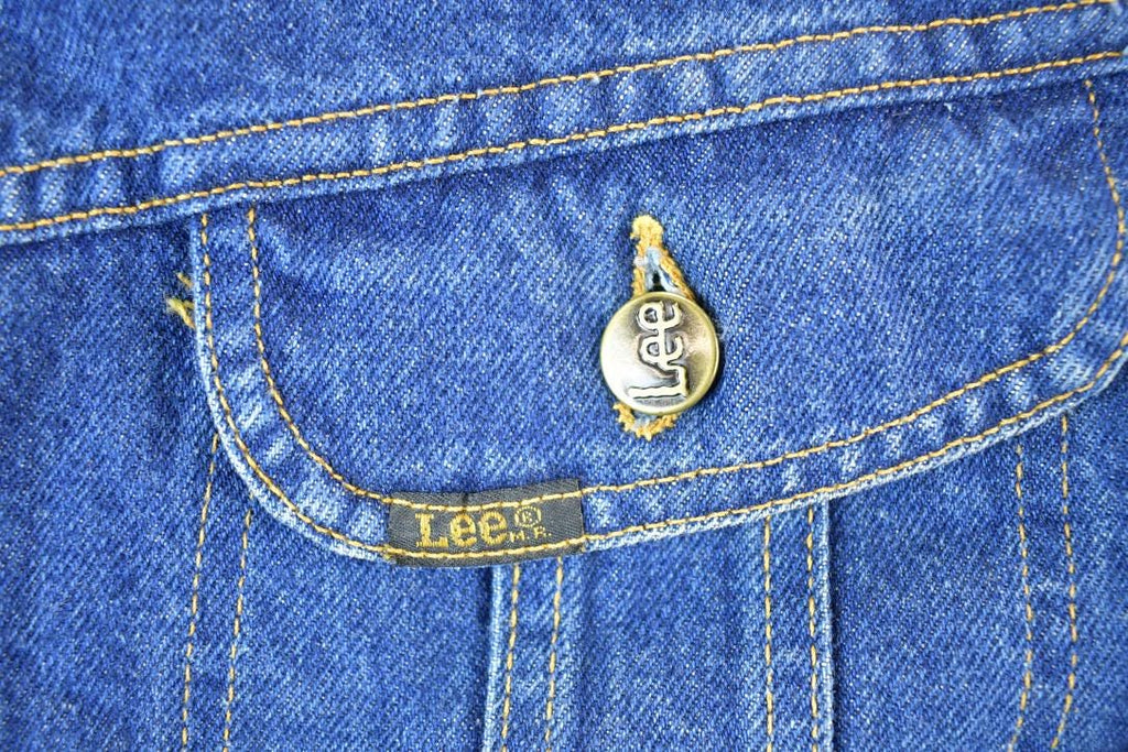 Vintage 1970s Lee Storm Riders Lined Jean Jacket