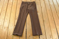 Vintage 1960s Levi's Slacks: Men's Brown Flare Pants, 32x30 Made in USA