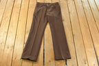 Vintage 1960s Levi's Slacks: Men's Brown Flare Pants, 32x30 Made in USA