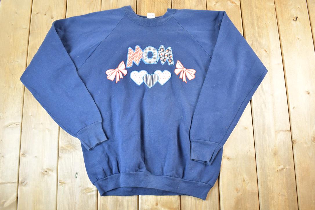 Vintage 1990s Cute Mom Crewneck Sweatshirt Womens XL
