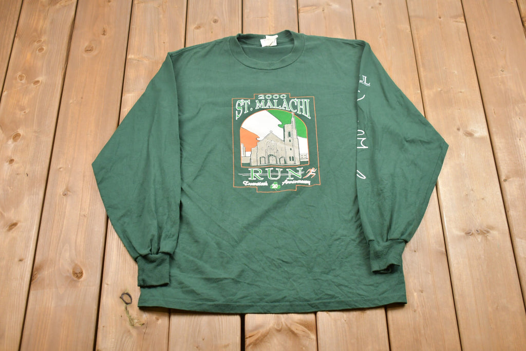 Vintage 2000s St. Malachi Run Long Sleeve Shirt