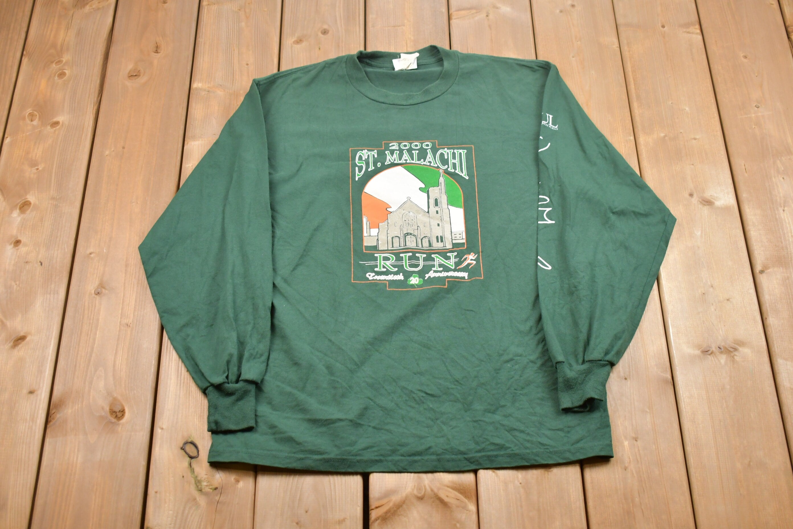 Vintage 2000s St. Malachi Run Long Sleeve Shirt