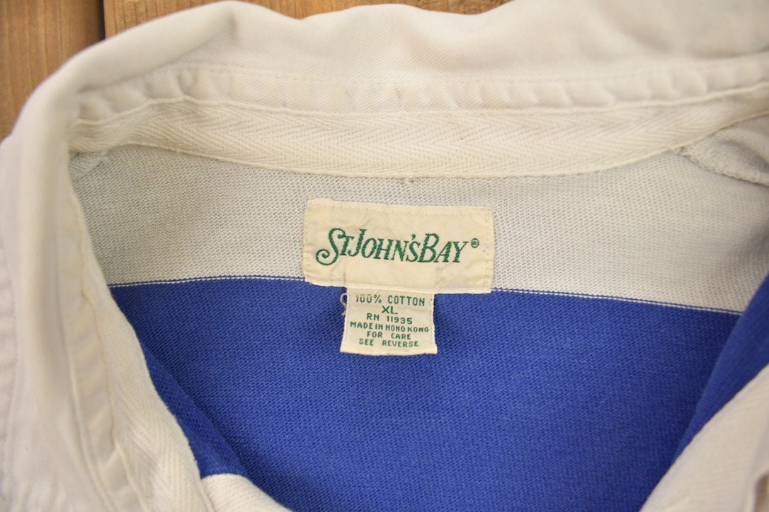 Vintage 1990s St Johns Bay Striped Long Sleeve Sweatshirt
