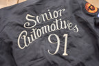 Vintage 1990s Embroidered Don Allerson Athletic Senior Automotives Windbreaker Jacket  Light Jacket  Vintage Windbreaker  Patchhwork