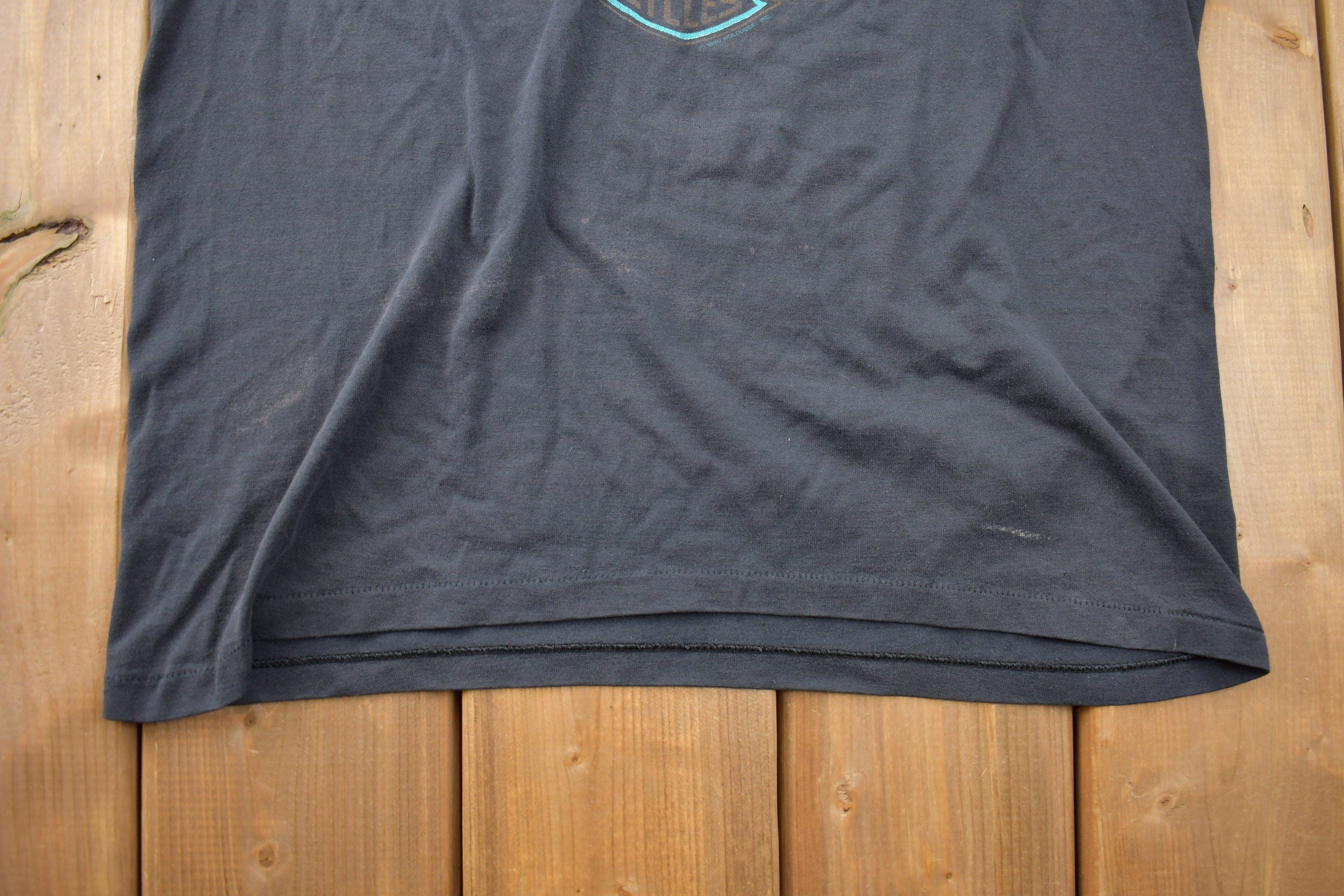 Vintage 1990 Harley Davidson Motorcycles Single Stitch T-Shirt