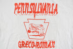 Vintage 1990s Pennsylvania Greco Roman Wrestling Souvenir T-Shirt