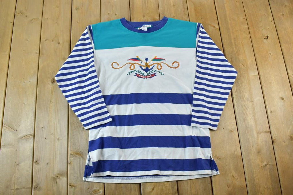 Vintage 1990s White Stag Boating Crewneck Sweatshirt Made In USA