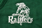 Vintage 1970s Knitted Raiders V Neck Sweater