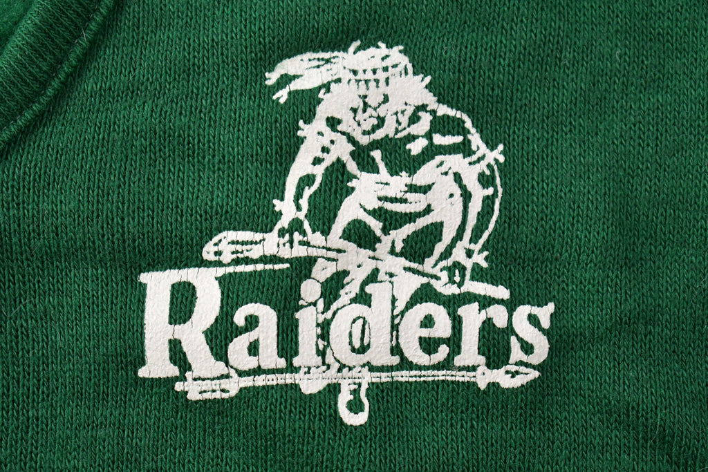 Vintage 1970s Knitted Raiders V Neck Sweater