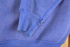 Vintage 1990s Blue Streetwear Blank Crewneck Sweatshirt Men's M