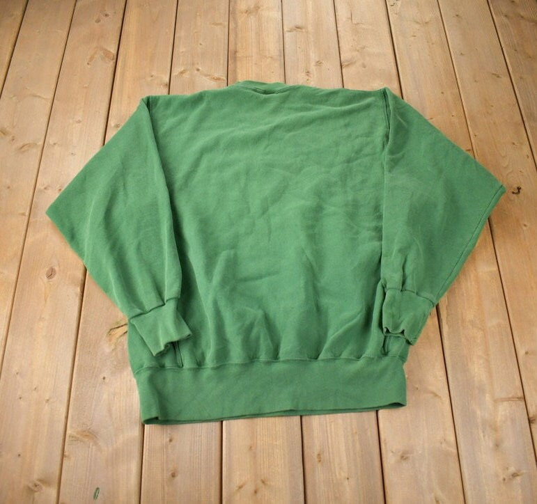 Vintage 1990s Fitzpatricks Brewing Co. Iowa Souvenir Travel Crewneck Made In USA