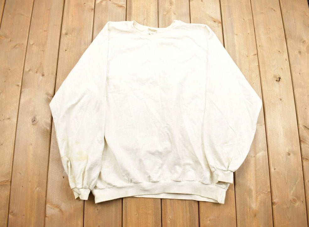 Vintage 1990s LL Bean Blank Crewneck Sweatshirt