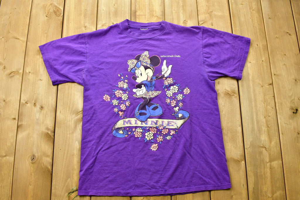 Vintage 90's Minnie Mouse Wisconsin Dells Cartoon T-Shirt