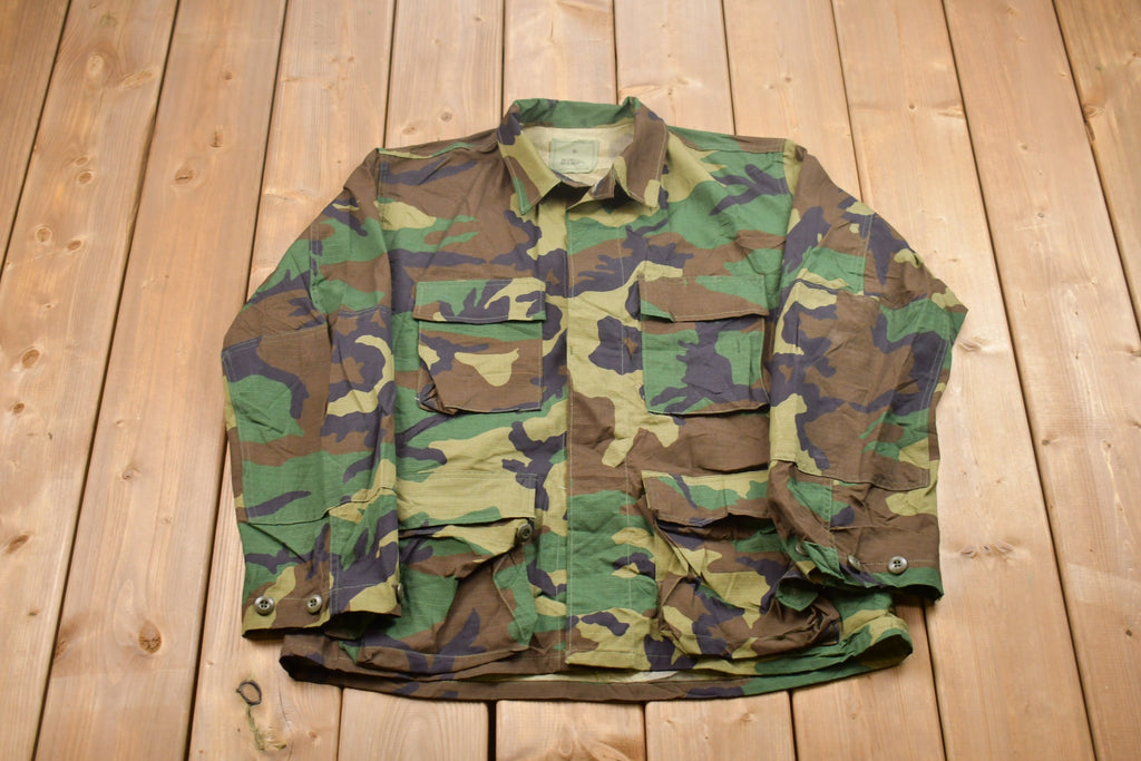 Vintage Military Button Up Jacket