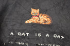Vintage 1990s The Quacker Factory AOP Embroidered Cat Knit Cardigan Sweater Women's XL  90s Knitted Sweatshirt  Vintage Preppy Knits