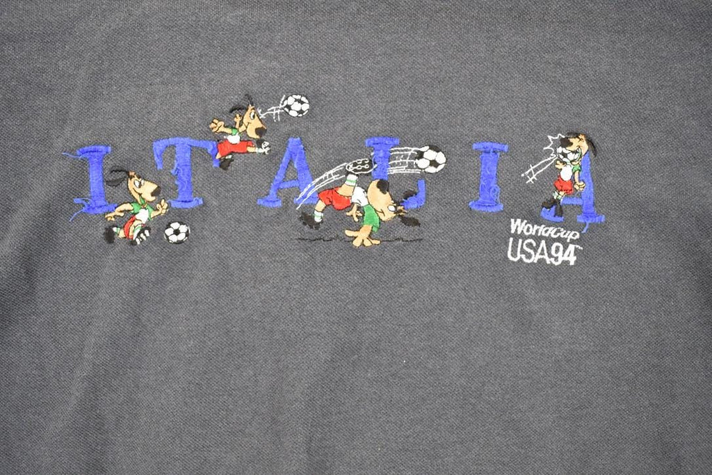 Vintage 1994 Italia Embroidered World Cup Souvenir T-Shirt Men's L