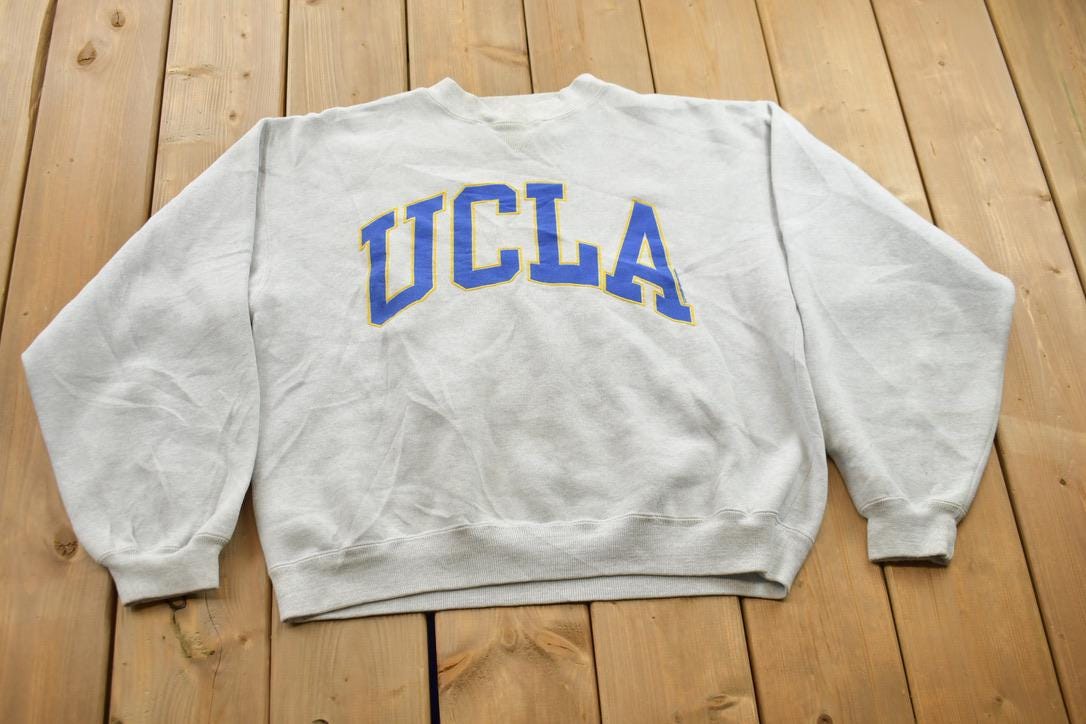Vintage 1990s UCLA Bruins Embroidered Crewneck  Vintage Collegiate Crewneck  Sportswear  Americana University of California