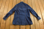 Vintage 1970s Levi's Orange Tab Indigo Denim Button Up Shirt