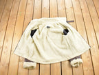 Vintage 1980s Alaska Brussels Leather Sherpa Lined Jacket