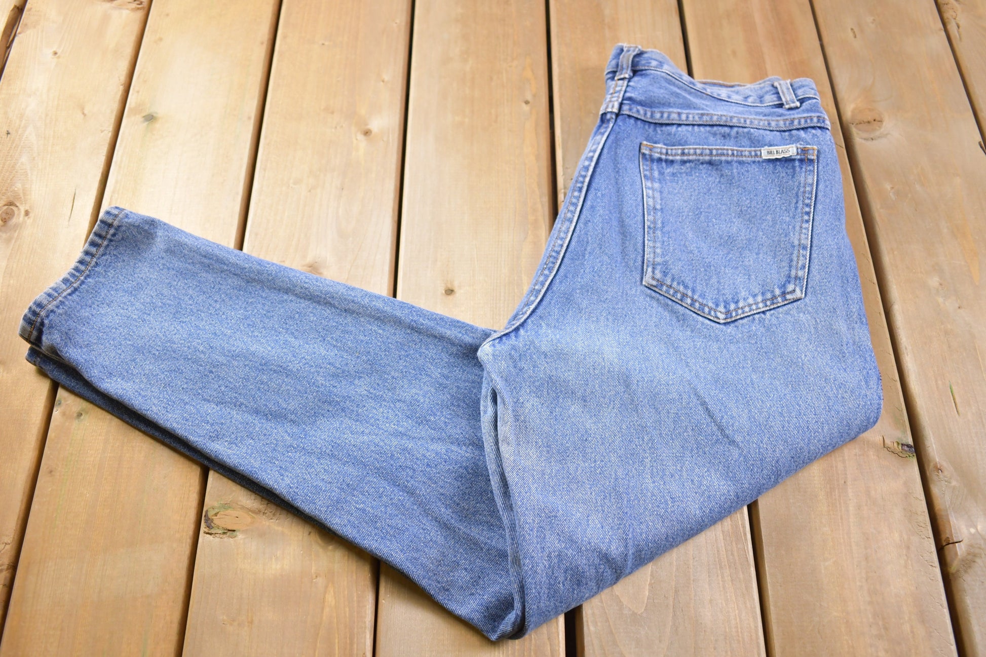 Vintage 1990s Bill Blass Jeans Size / American Vintage / Workwear / Streetwear / Vintage Pants / True Vintage / Medium Wash