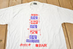 Vintage 1995 Summer Biathlon Single Stitch Graphic T Shirt Made In USA