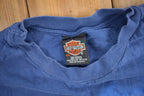 Vintage 1990s Harley Davidson Gillete Wyoming Motorcycles T-Shirt
