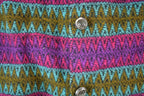 Vintage 1970s Betty Johnson Button Up Knit Sweater Vest Womens Large