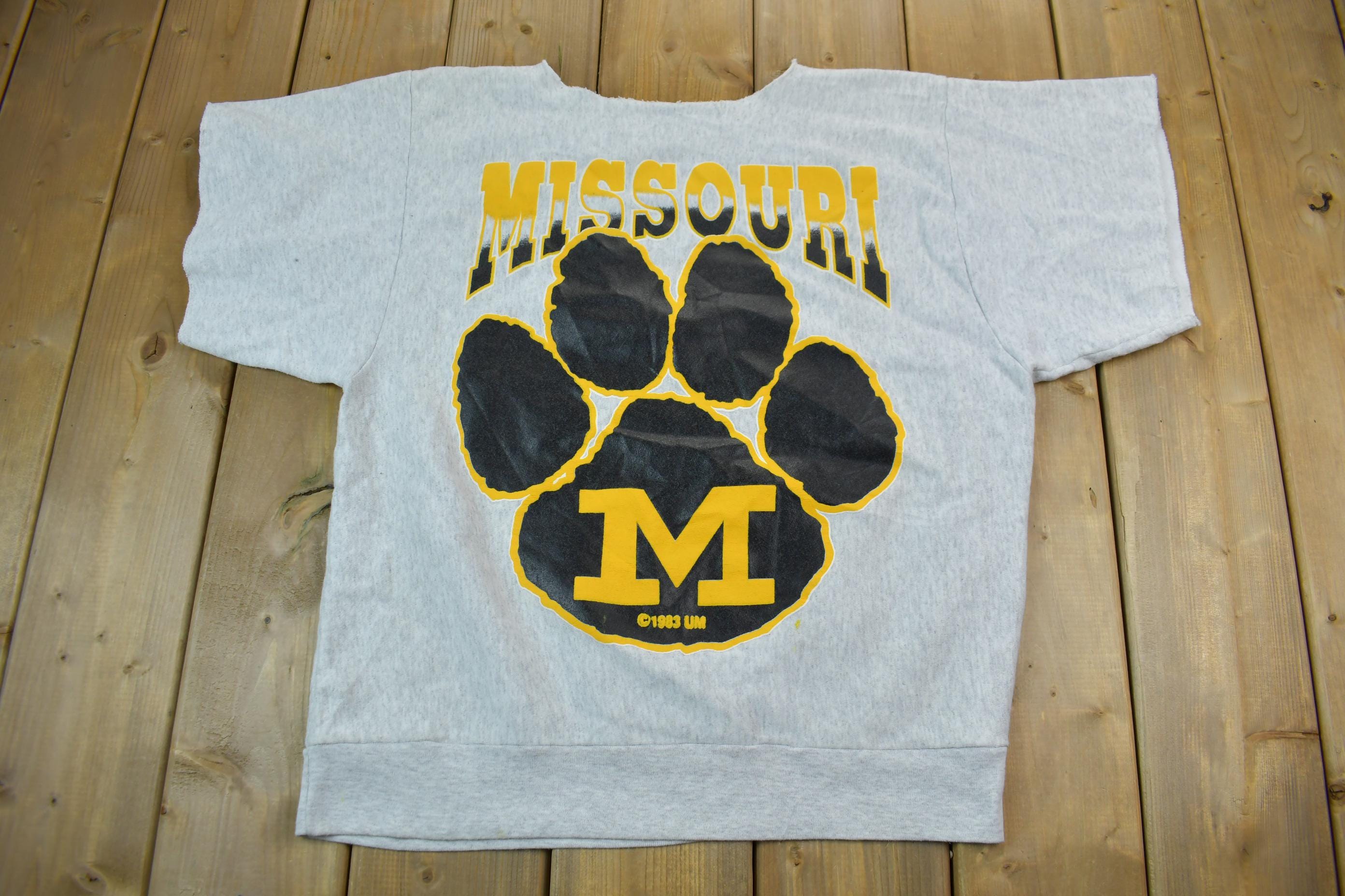 Vintage 1990s Missouri University Crewneck Made In USA
