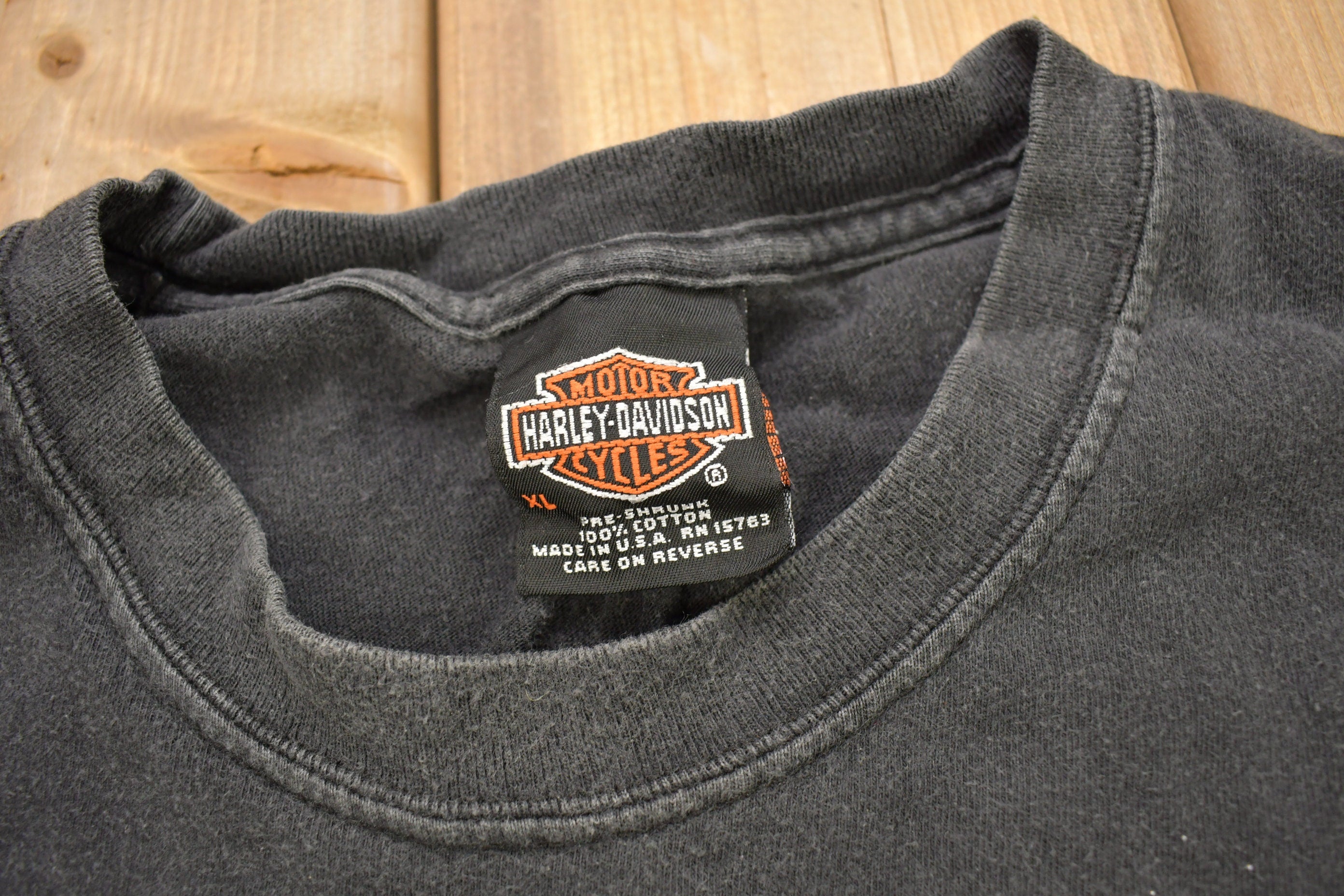 Vintage 2002 Buffalo Harley Davidson New York Graphic T-Shirt