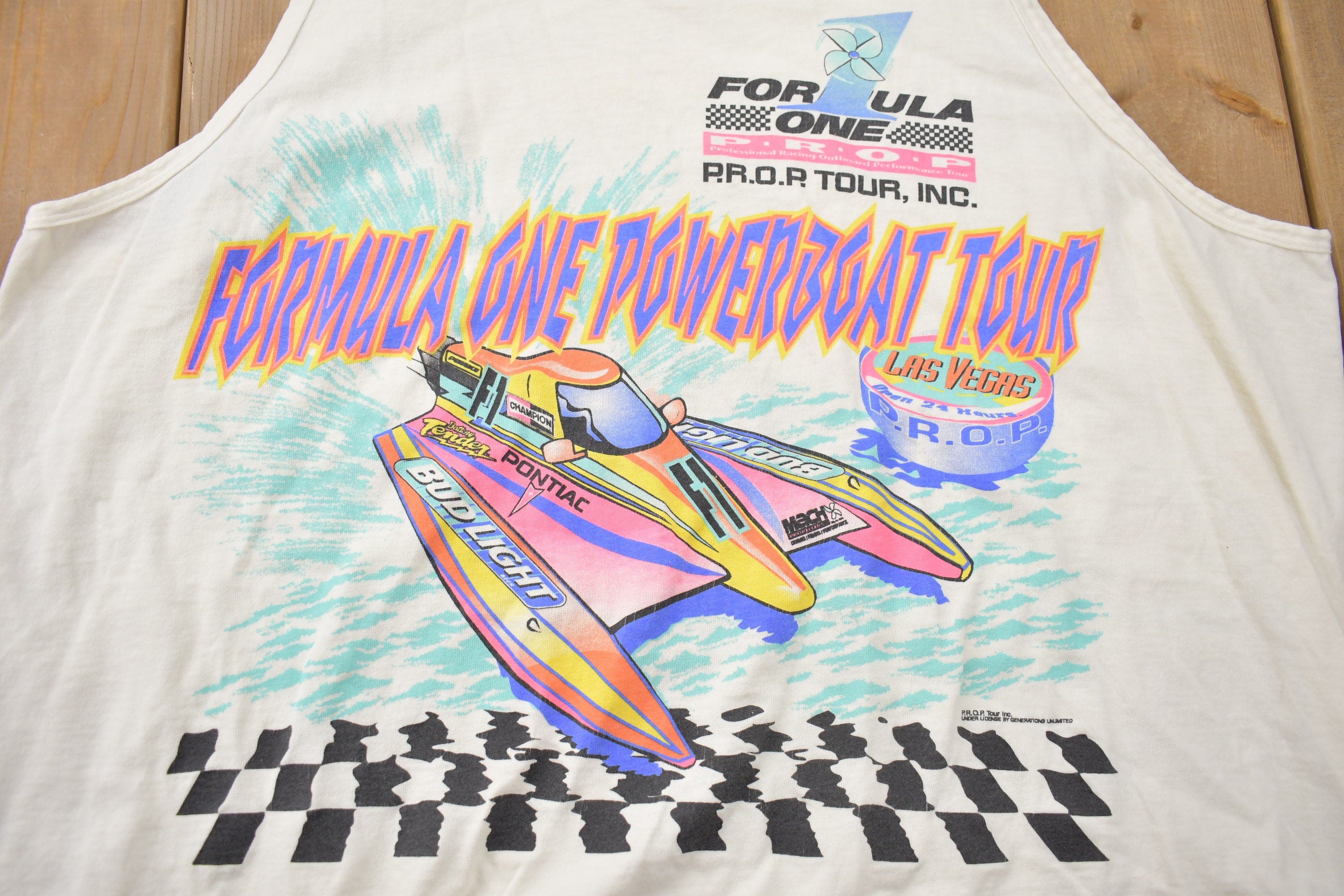 Vintage 1996 Formula One Powerboat Tour Tank Top
